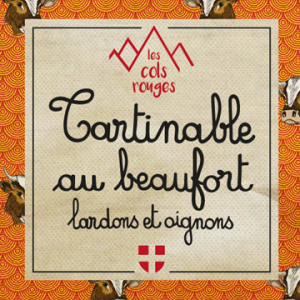 Tartinable au beaufort lardons et oignons