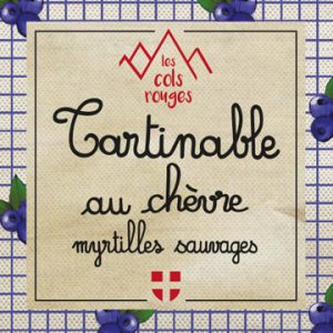 Tartinable au chèvre myrtilles sauvages