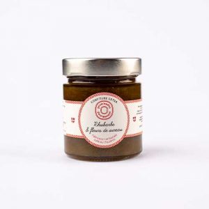 Confiture Rhubarbe et fleurs de sureau de Haute Savoie